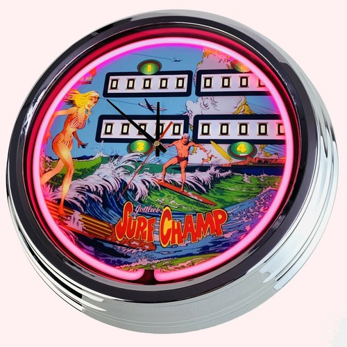 0740 horloge flipper surf - horloge,