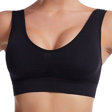 Femme Soutien-Gorge de Sport Coussinets Amovibles Brassière Fitness Yoga Bustier