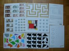 FICHES : MATERIEL PEDAGOGIQUE INDIVIDUEL : CALCUL CE1 GEOMETRIE – HATIER 1992