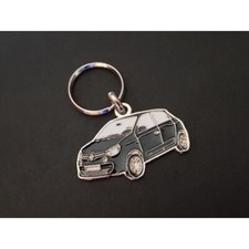 Porte-clés profil Renault Twingo 3 III, Zen GT ZE RE80 (noir)