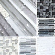 Mosaïque de Baguettes Verre Pierre Crédence Cuisine Brique Murale Wandmosaik