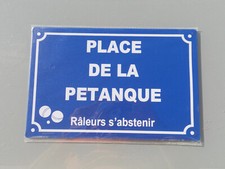 PLAQUE METAL : PLACE DE LA