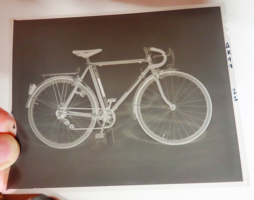 Négatif vieux vélo de - ●,