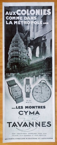 Publicité papier montre - -,