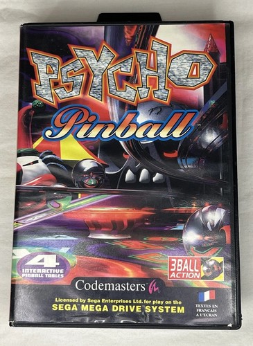 Psycho pinball sega mega drive - psycho,