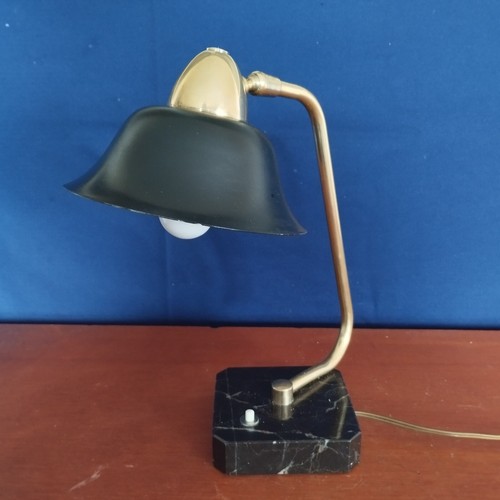 Vintage lampe bureau metal - bureau,