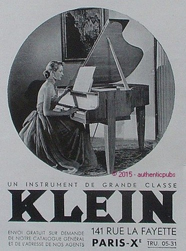 Publicite klein piano - publicite,