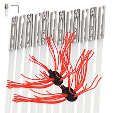 VEVOR Brosse de Ramonage Kit Nettoyage de Poêle à Pellets pour Cheminée de 12 m