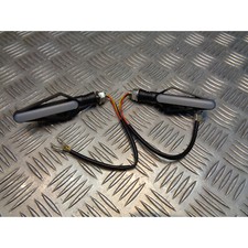 2 x clignotant 24 led orange et feu stop rouge integre moto scooter quad ...