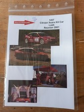 DECALS 1/18 REF 1457 Citroen