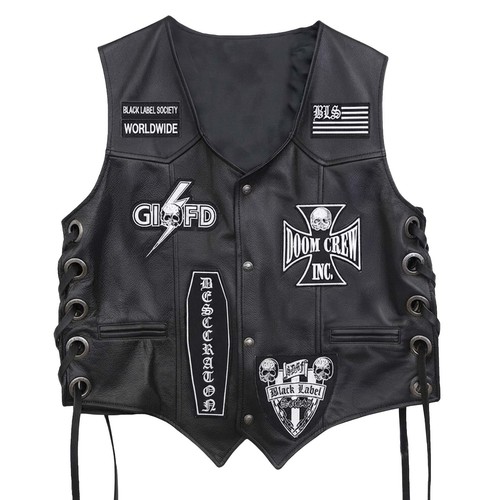 Black label society leather - black,