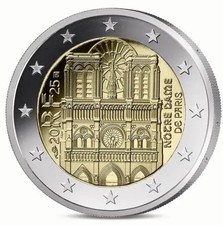 2€ FDC France 2025 Notre Dame De Paris QUALITE Supérieure Fleur De Coin
