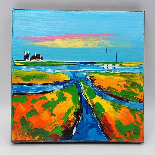 Peinture mixte sur toile - , jp