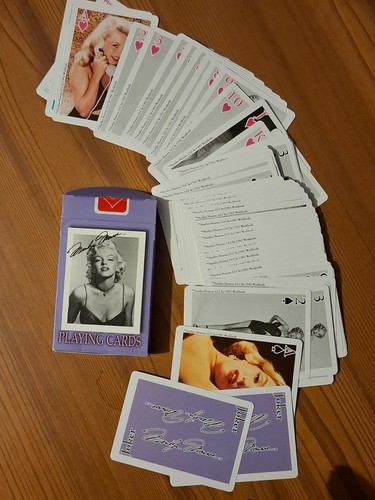 Jeu cartes marilyn - 54,