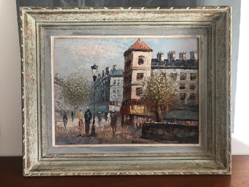 Peinture huile sur toile - huile, "
