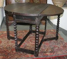 Table des ailes baroque bois - table,