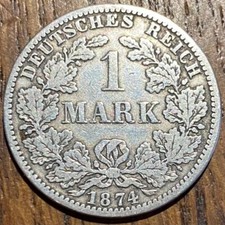 PIECE DE 1 MARK 1874 A EN