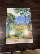 CARTE POSTALE 14X10 PAUL CEZANNE TABLEAU ET MUSEE
