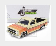 1:24 JADA Chevrolet C-10 Pick-Up Custom 1985 Cream Brown Orange JADA35858