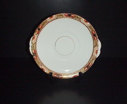 Antique english porcelain cake - english,
