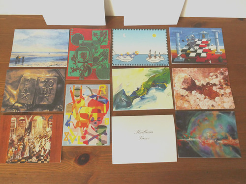 Cartes voeux art - cartes,