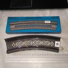 MARKLIN vintage RAMPE D'ACCES COURBE R 424,6 mm  - ECHELLE HO 1/87 - boite B