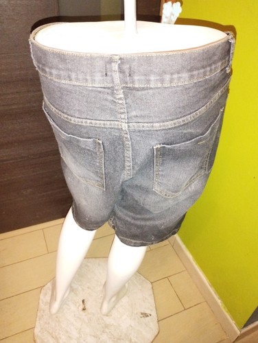 Short jean noir taille - jean, 46