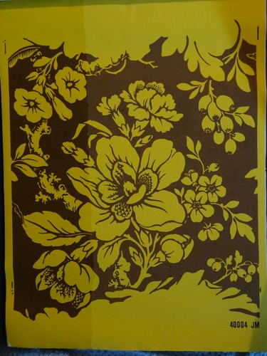 Planche papier peint - papier, xx°