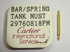 1 original Cartier Tank Must spring bar 15.4mm - 17.8mm Gold plated 29760818