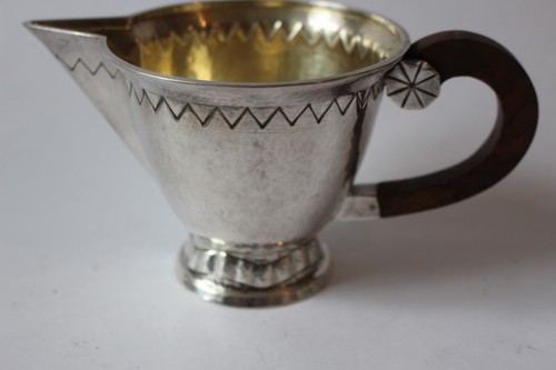 Pot lait métal - argenté, art