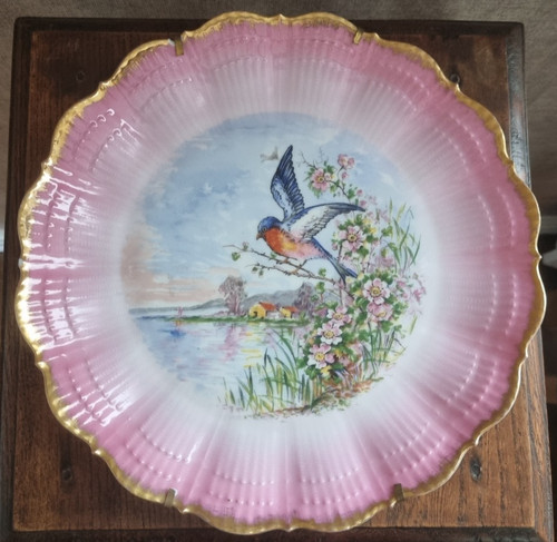 Assiette murale giraud - giraud, limoges