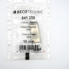 Fermoir ZIG ZAG sécurité acier - 10 mm [NOS] (Clasp bracelet steel) BecoTechnic