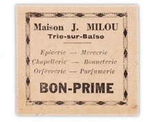 BON PRIME - MAISON J. MILOU -