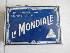 Boite imprimerie "La Mondiale" 1920/30