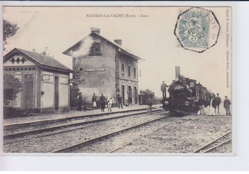 Saussay vache la gare - saussay-la-vache:,