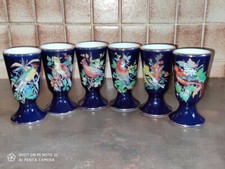 6 mazagrans en porcelaine de