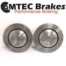 2x Frein Disques Paire Ventilé Pour Bentley Continental 3W, Gt 6.0 Arrière 03 18