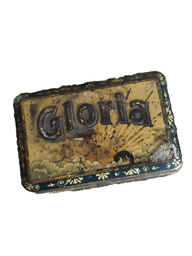Antique gloria canvas box with - antique,