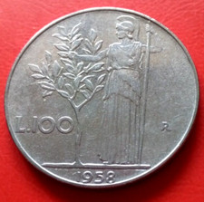 Monnaie italie 100 lire 1958 - monnaie,
