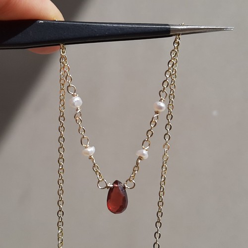 Collier pendentif pierre - collier,