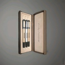 Coffret Harley Davidson Collector Avec 3 Stylos Plumes Pointes Rétractables