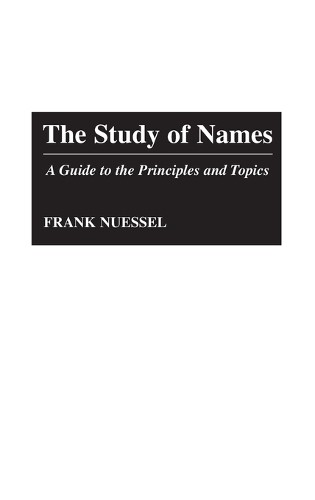 Frank nuessel the study - frank, of