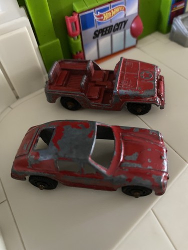 Vintage metal tootsietoy - vintage, red