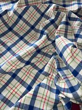 Tissu ancien écossais coton tissé larg 150 cm x H 150  cm réf C356