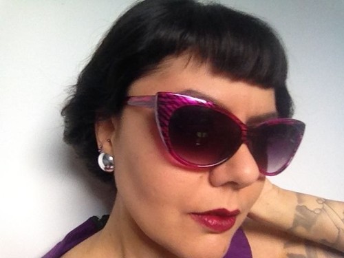 Lunettes soleil papillon - de,