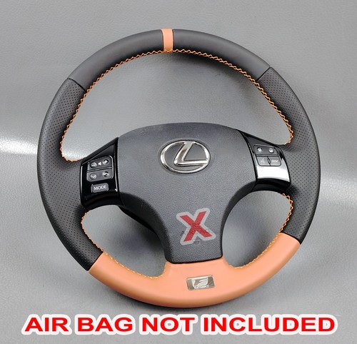 Volant cuir perforé lexus - cuir,