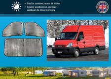 Stores thermiques pour camping-car Iveco Daily 00-14, ensemble avant