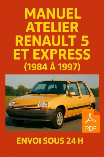 Manuel atelier renault 5 - atelier, r5