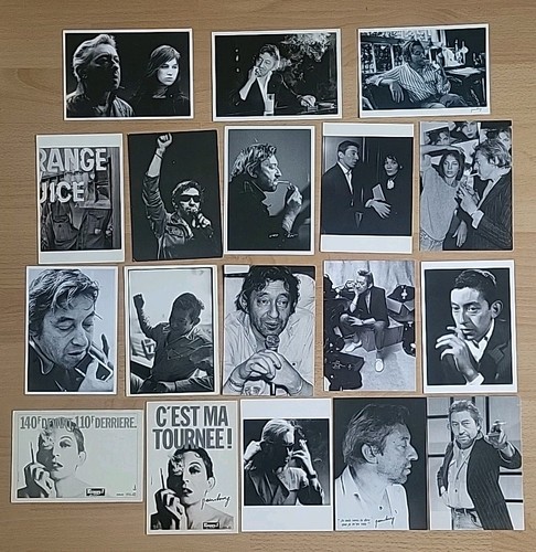 Serge gainsbourg lot cartes - lot,