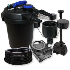 Kit filtration bassin à pression 6000l 11W UVC NEO8000 Tuyau Skimmer Fontaine